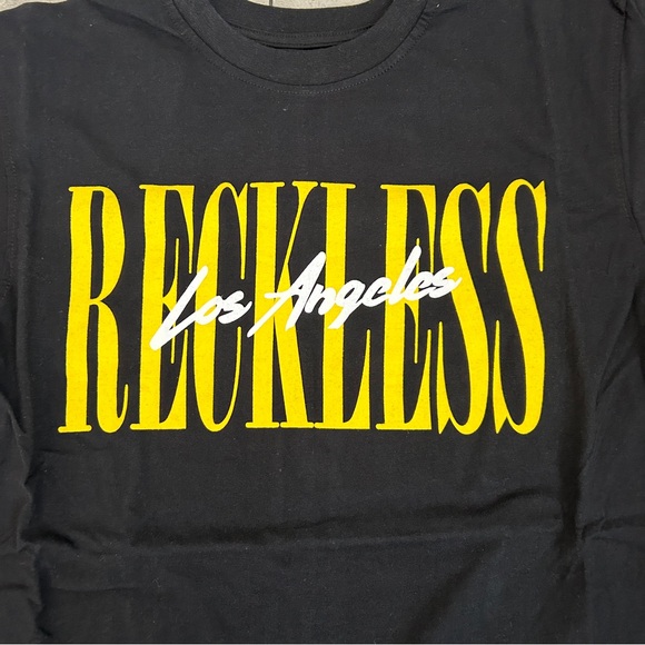 NEW Young & Reckless Los angeles black t shit Small unisex - Picture 4 of 5